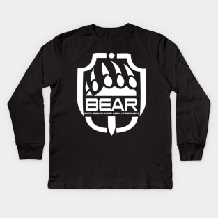 Escape From Tarkov BEAR big white logo Kids Long Sleeve T-Shirt